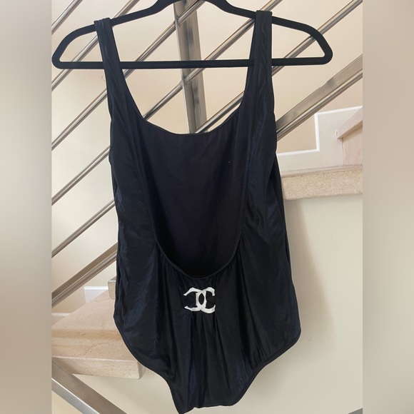 CHANEL Other - CHANEL BLACK LOGO SWIMSUIT